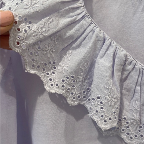 J.Crew Ruffle collar blouse - Picture 6 of 11